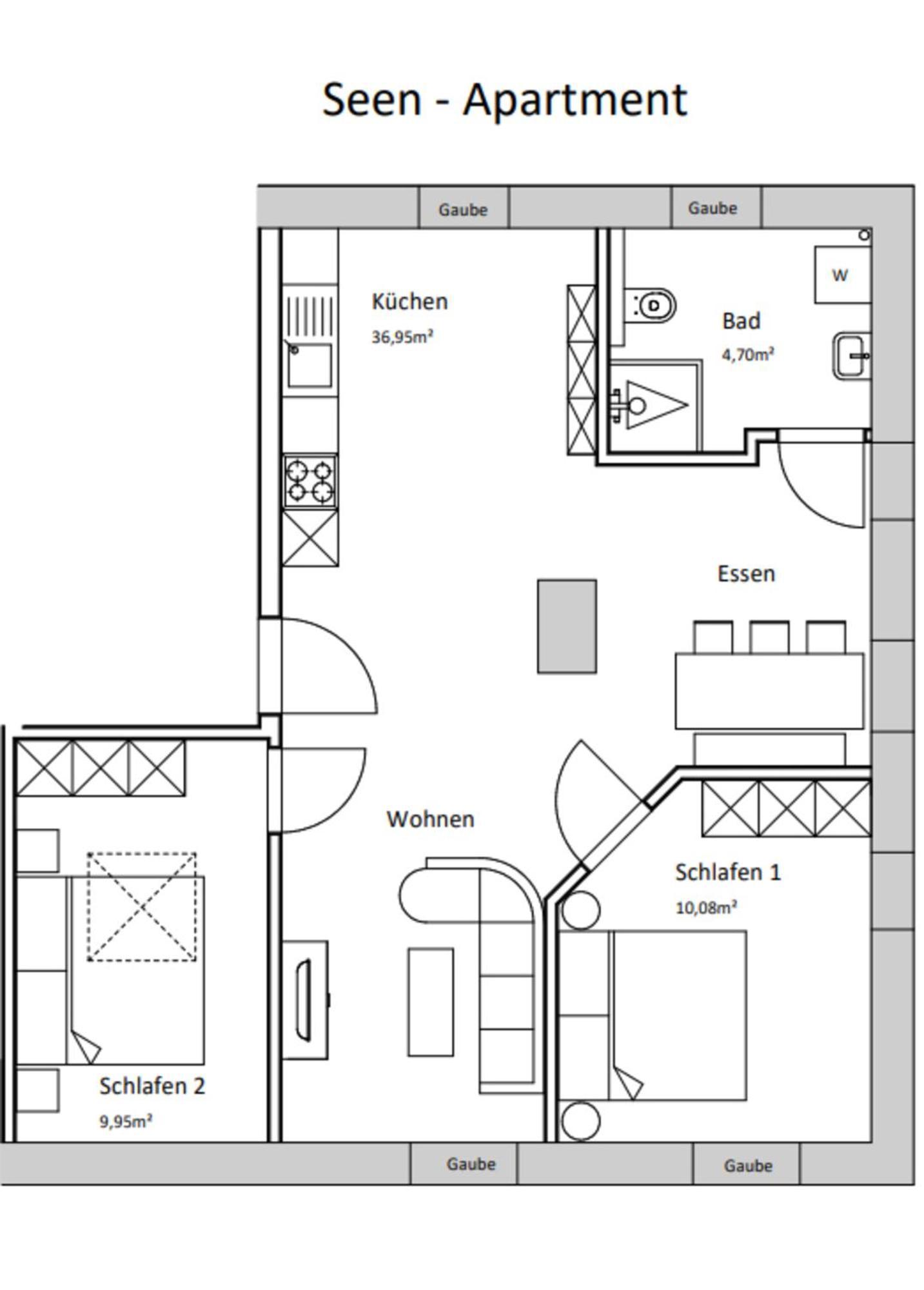 Seen-Apartment Im Herrenhaus Rheinblick Xanten Buitenkant foto